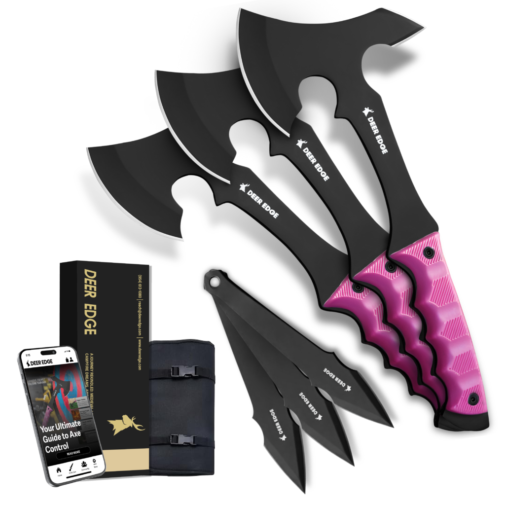 Knife and throwing set gift collection product photo from Deer Edge