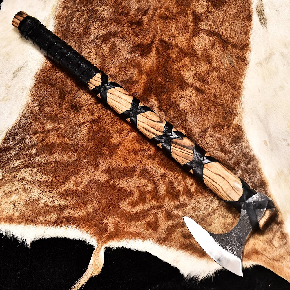 Deer Edge camping axe or outdoor tool with handcrafted character