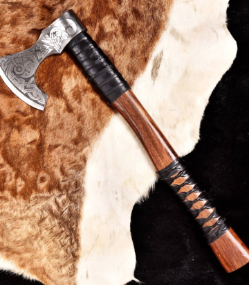 Deer Edge camping axe or outdoor tool with handcrafted character