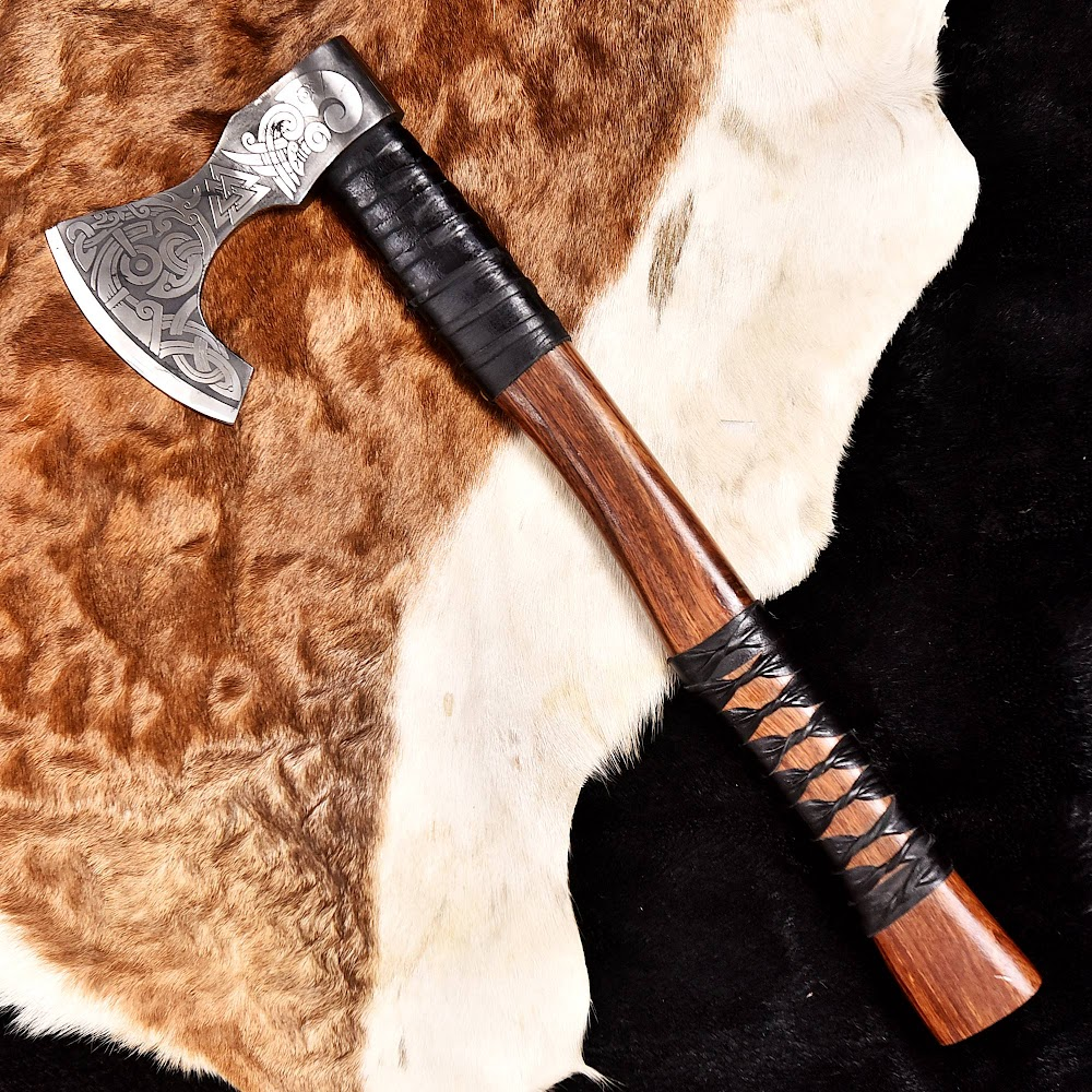 Deer Edge camping axe or outdoor tool with handcrafted character