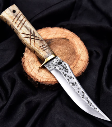 Deer Edge camping axe or outdoor tool with handcrafted character