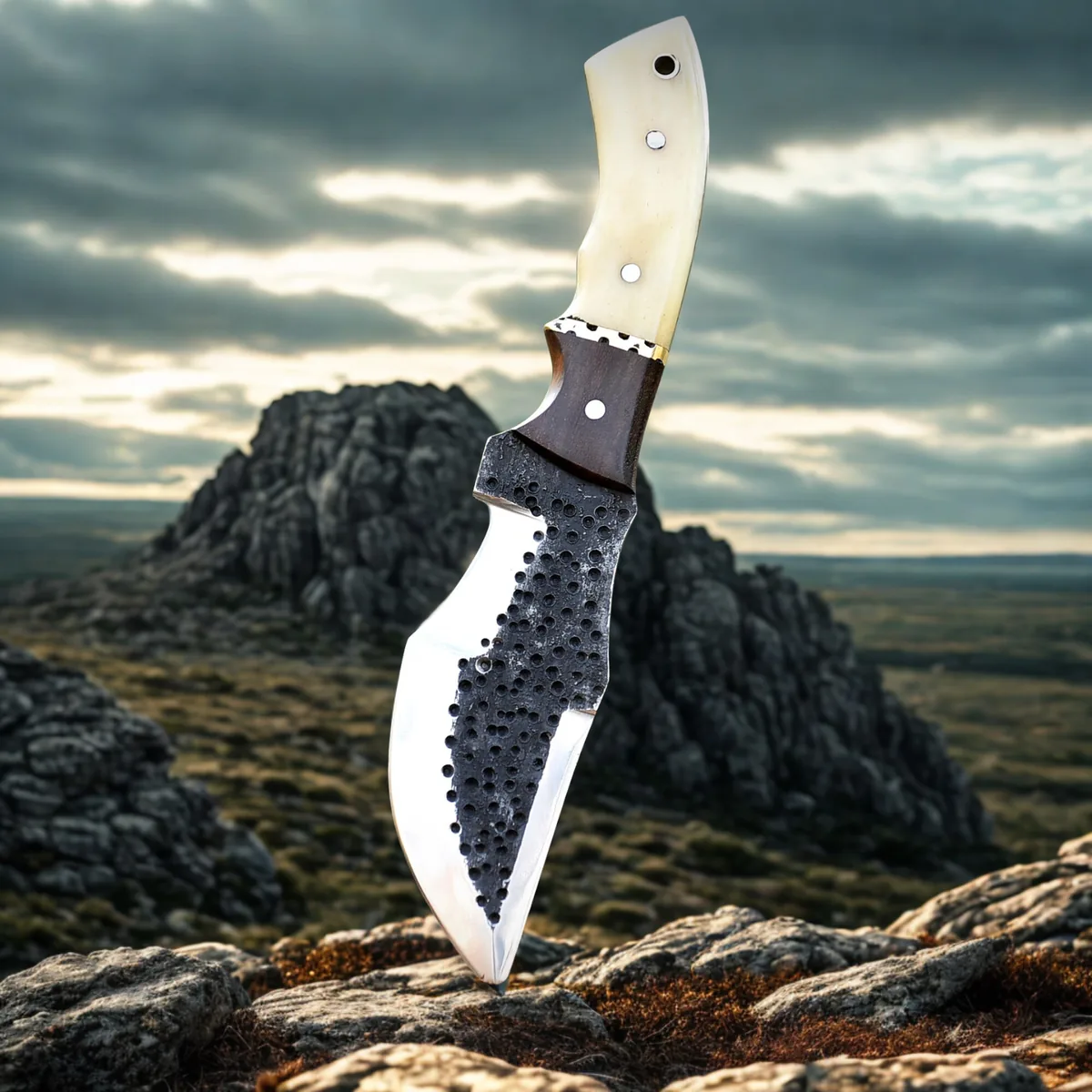 TK-27-V3 High Carbon Steel Tracker Knife Premium Hunting Knife with Full Tang Knife